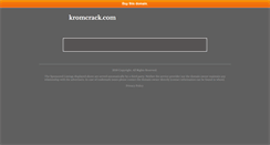 Desktop Screenshot of kromcrack.com